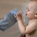 Bambusowa myjka kąpielowa dla niemowlaka Baby Ono 787/01 różowa