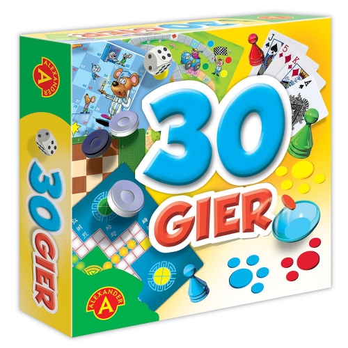 Zestaw 30 gier rodzinnych 5+ Aleksander