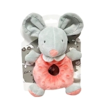 Grzechotka dla niemowlaka materiałowa Myszka Tulilo 9213