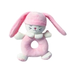 Grzechotka dla niemowlaka materiałowa Króliczek Tulilo 9201