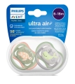 Smoczki uspokajające Avent ultra air 6-18 m scf085/60