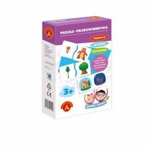 Układanka puzzle dla 3 latka przeciwieństwa