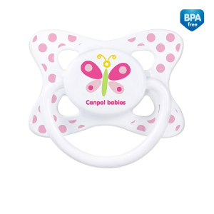 Canpol smoczek symetryczny silikonowy 0-6m 23/460