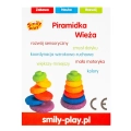 Piramidka wieża dla niemowlaka 6m+ Smily-play SP84504