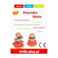 Piramidka wieża dla niemowlaka 6m+ Smily-play SP84503