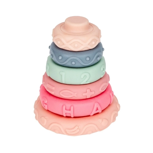 Piramidka wieża dla niemowlaka 6m+ Smily-play SP84503