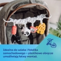 Sensoryczna zawieszka do wózka dla niemowlaka Panda Canpol Babies 68/085