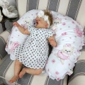Poduszka do karmienia i pozycjonowania niemowlęcia Baletnica Róż