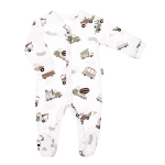 Pajacyk dla niemowlaka chłopca Nicol Autka