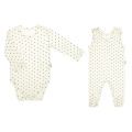Komplet ubranek body i śpiochy dla dziewczynki Nicol Kropeczka