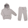 Komplet ubranek dla chłopca bluza z kapturem kangurka i spodnie Nicol