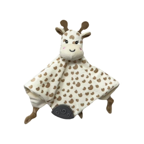 Przytulanka dla niemowlaka z gryzakiem Miluś Żyrafka Tulilo 9320