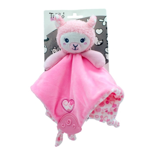 Przytulanka dla niemowlaka z gryzakiem Miluś Lama Tulilo 9035