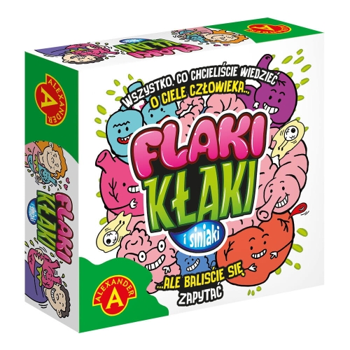Flaki Kłaki i Siniaki gra planszowa 8+ Aleksander