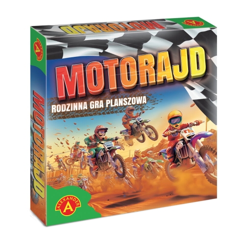 Motorajd rodzinna gra planszowa 4+ Aleksander