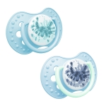 Smoczki LOVI silikonowe dynamiczne Tie Dye 18+ 22/920 boy