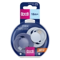 Smoczki silikonowe dynamiczne LOVI Prime 18 m 34/419 Baby Blue/Blue