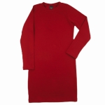 Sukienka obcisła dla dziewczynki czerwona Prążek Atut