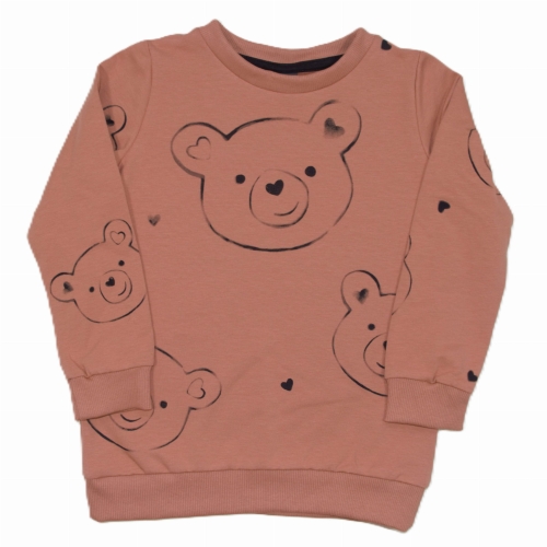 Bluza dla dziewczynki z misiem Atut