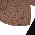 Komplet ubranek dla dziewczynki bluzka w listki i legginsy Atut