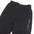 Dresowe ocieplane spodnie ze ściągaczami GT czarne