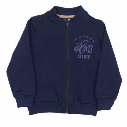 Bluza chłopięca na zamek granatowa GT