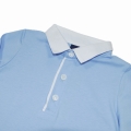 Bluzka polo na długi rękaw dla chłopca błekitna GT