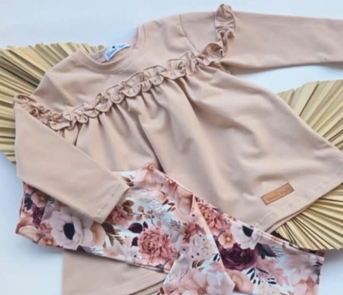 Komplet ubranek dla dziewczynki tunika i legginsy Gamex Bella