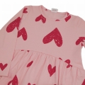Sukienka dla dziewczynki w serca Atut różowa