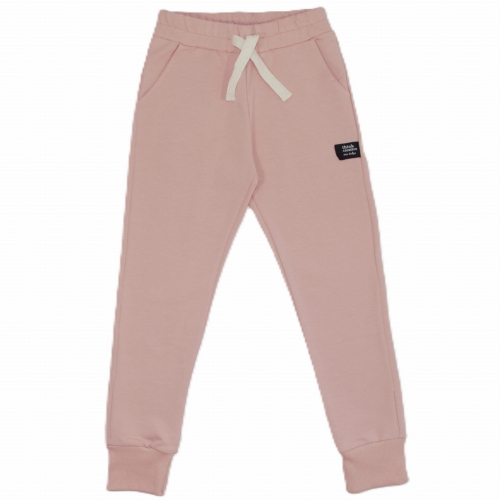 Spodnie dresowe dla dziewczynki ze ściągaczami Atut różowe