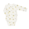 Komplet ubranek dla dziewczynki niemowlaka body i spodnie Bamarnicol Cytrynka
