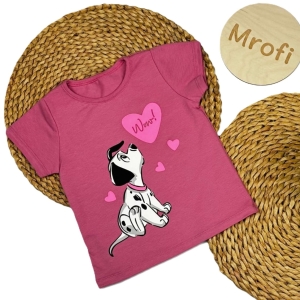 Bluzka dla dziewczynki na krótki rękaw Mrofi Dalmatyńczyk