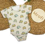 Body dla chłopczyka niemowlaka na krótki rękaw Mrofi Garbusek