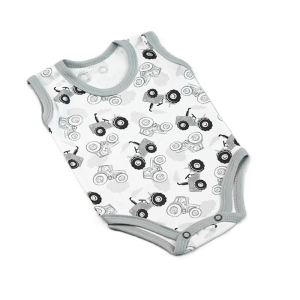 Body dla niemowlaka chłopca na ramiączkach Mrofi Tadzio