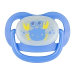 Smoczek silikonowy ortodontyczny do ssania 18+ Canpol babies 22/508 blu new