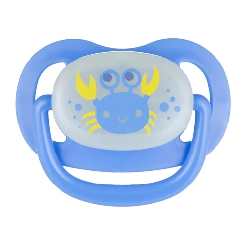Smoczek silikonowy ortodontyczny do ssania 18+ Canpol babies 22/508 blu new