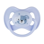 Smoczek kauczukowy okrągły do ssania 0-6 m Canpol Babies 22/593 new- niebieski