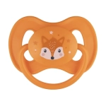 Smoczek kauczukowy okrągły do ssania 6-18 m Canpol Babies 22/594 new- pomarańczowy