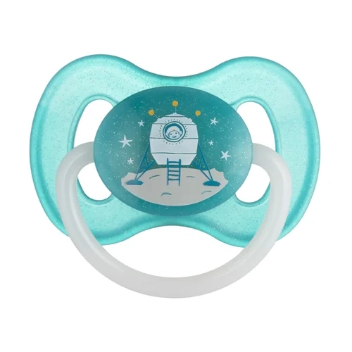 Smoczek kauczukowy okrągły do ssania 6-18 m Canpol Babies 23/222 blu new