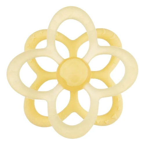 Sensoryczny gryzak silikonowy kwiatek dla niemowlaka Canpol Babies 2/813 żółty