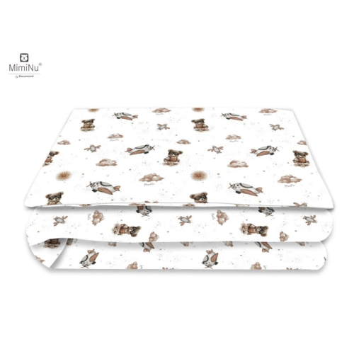 Pościel do łóżeczka 2 elementowa dla niemowląt 120x90 Misie beż