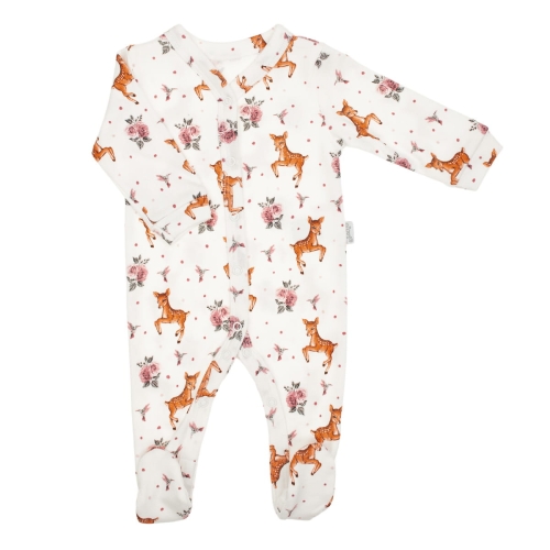 Pajacyk bawełniany dla niemowlaka dziewczynki Bamarnicol Sarenki