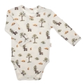 Komplet ubranek dla niemowlaka chłopca body i półśpiochy Bamarnicol Leśne Zwierzątka