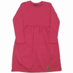 Sukienka dla dziewczynki na długi rękaw Atut malinowa