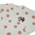 Bluza dla dziewczynki z długim rękawem Atut w kropki