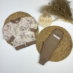 Komplet ubranek dla dziewczynki bluza na zamek i spodnie Mrofi Bambi