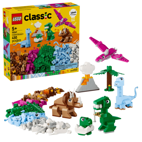 LEGO CLASSIC 11041 Kreatywne dinozaury 5+