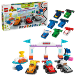 LEGO  DUPLO 10445 Bolidy i kierowcy F1 2+