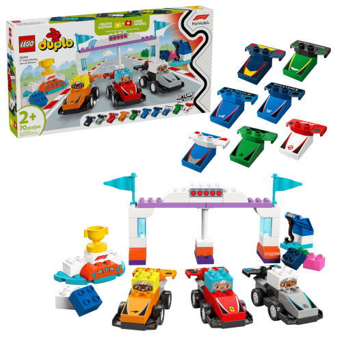 LEGO DUPLO 10445 Bolidy i kierowcy F1 2+