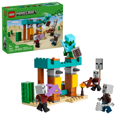 LEGO 21267 MINECRAFT Pustynny patrol złosadników 7+